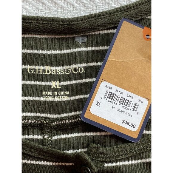 G.H. BASS & CO WOMEN’S XL LONG SLEEVE TOP - Picture 4 of 8